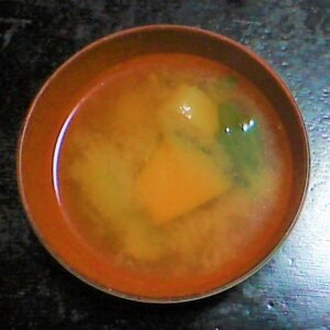 切り干し大根とかぼちゃのお味噌汁